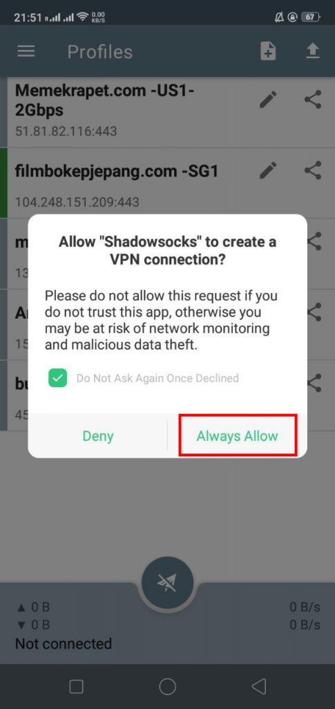 Panduan Download Aplikasi VPN Shadowsocks 5